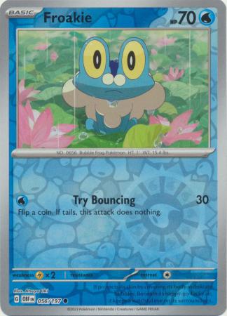Froakie - Reverse Foil (Pokemon Scarlet & Violet: Obsidian Flames)