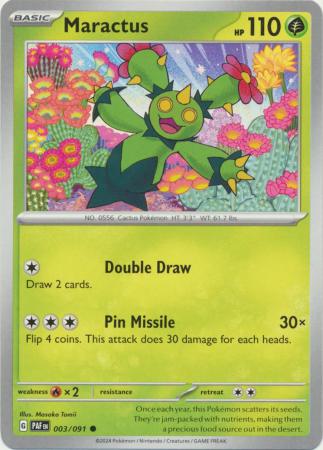 Maractus (Pokemon Scarlet & Violet: Paldean Fates)