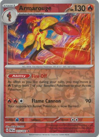 Armarouge - Reverse Foil (Pokemon Scarlet & Violet: Paldean Fates)