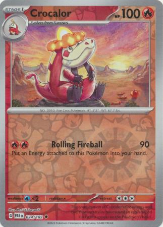 Crocalor - Reverse Foil (Pokemon Scarlet & Violet: Paradox Rift)