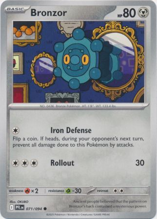 Bronzor (Pokemon Mega Evolution: Phantasmal Flames)