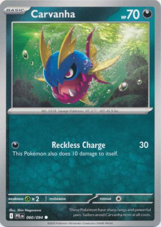Carvanha (Pokemon Mega Evolution: Phantasmal Flames)