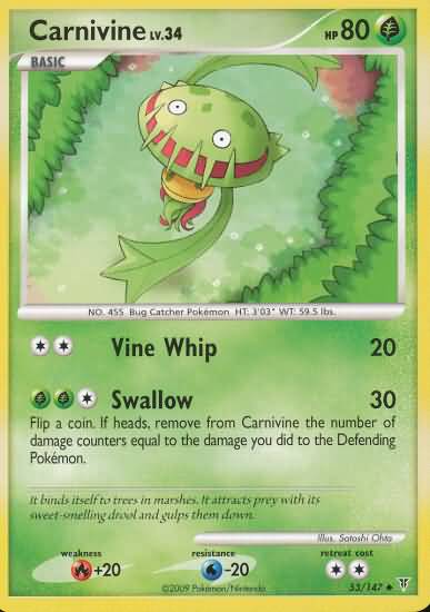 Carnivine (Platinum Supreme Victors Singles)