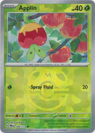 Applin - Master Ball Foil (Pokemon Scarlet & Violet: Prismatic Evolutions)