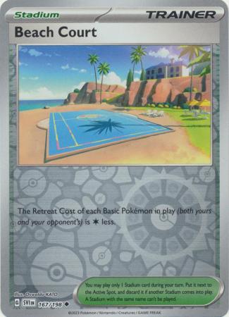 Beach Court - Reverse Foil (Pokemon Scarlet & Violet: Base Set)