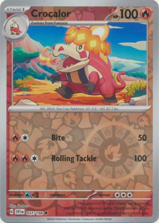 Crocalor - Reverse Foil (Pokemon Scarlet & Violet: Base Set)