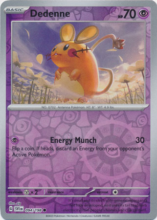 Dedenne - Reverse Foil (Pokemon Scarlet & Violet: Base Set)