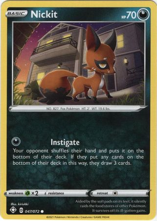 Nickit (Pokemon Shining Fates)
