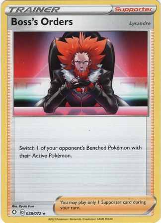 Boss's Orders (Pokemon Shining Fates)