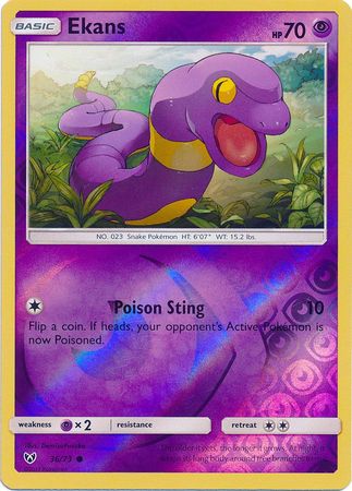 Ekans (Pokemon Shining Legends Reverse Holo)