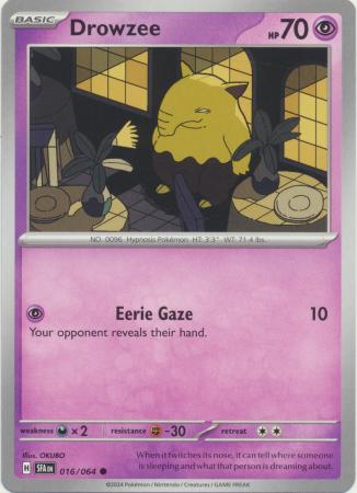 Drowzee (Pokemon Scarlet & Violet: Shrouded Fable)