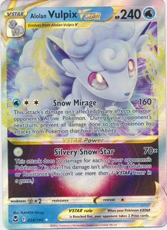 Alolan Vulpix VSTAR (Pokemon Sword & Shield: Silver Tempest)
