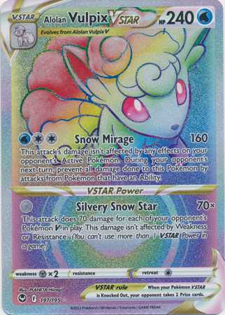Alolan Vulpix VSTAR (Pokemon Sword & Shield: Silver Tempest)