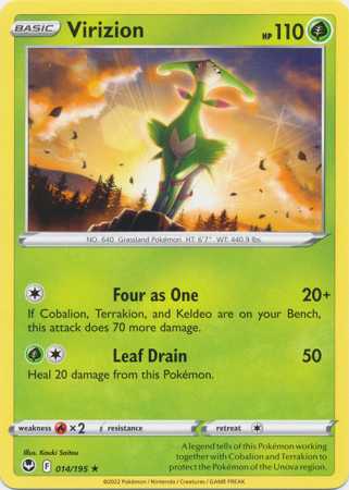 Virizion (Pokemon Sword & Shield: Silver Tempest)