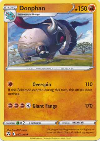 Donphan (Pokemon Sword & Shield: Silver Tempest)