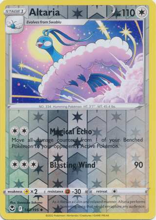 Altaria - Reverse Foil (Pokemon Sword & Shield: Silver Tempest)