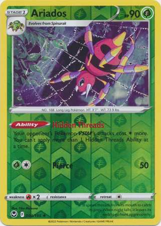 Ariados - Reverse Foil (Pokemon Sword & Shield: Silver Tempest)