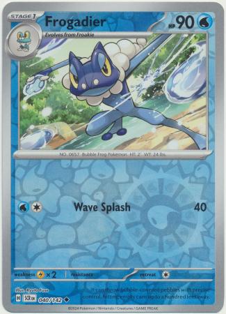 Frogadier - Reverse Foil (Pokemon Scarlet & Violet: Stellar Crown)
