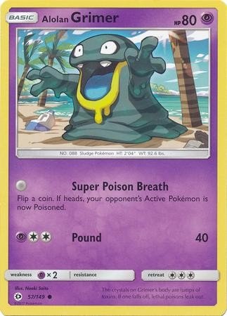 Alolan Grimer (Pokemon Sun & Moon Base Set)