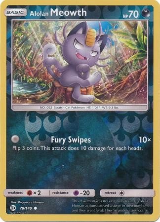 Alolan Meowth (Pokemon Sun & Moon Base Set)