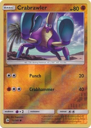 Crabrawler (Pokemon Sun & Moon Base Set)