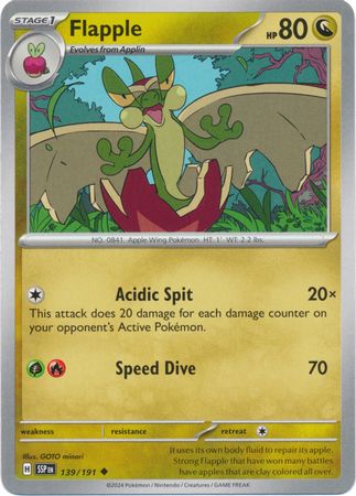 Flapple (Pokemon Scarlet & Violet: Surging Sparks)
