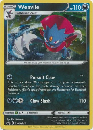 Weavile (Pokemon Sword & Shield Black Star Promos)