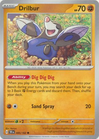 Drilbur (Pokemon Scarlet & Violet: Temporal Forces)