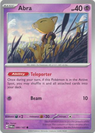 Abra (Pokemon Scarlet & Violet: Twilight Masquerade)