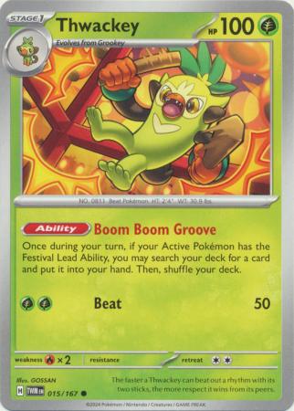 Thwackey (Pokemon Scarlet & Violet: Twilight Masquerade)