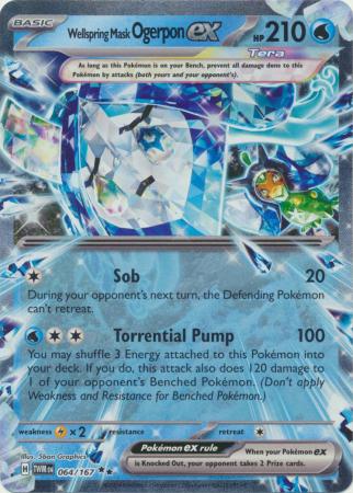 Wellspring Mask Ogerpon ex (Pokemon Scarlet & Violet: Twilight Masquerade)