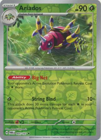 Ariados - Reverse Foil (Pokemon Scarlet & Violet: Twilight Masquerade)
