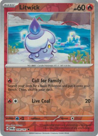 Litwick - Reverse Foil (Pokemon Scarlet & Violet: Twilight Masquerade)