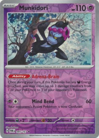 Munkidori - Reverse Foil (Pokemon Scarlet & Violet: Twilight Masquerade)