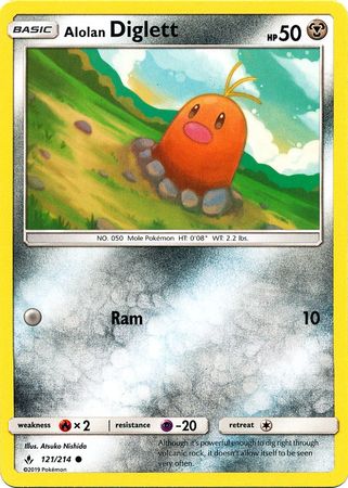 Alolan Diglett (Pokemon Sun & Moon: Unbroken Bonds)