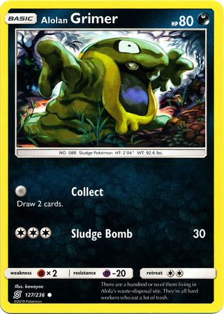 Alolan Grimer (Pokemon Sun & Moon: Unified Minds)