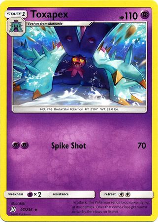Toxapex (Pokemon Sun & Moon: Unified Minds)