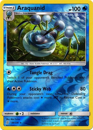 Araquanid (Pokemon Sun & Moon: Unified Minds) (Reverse Foil)