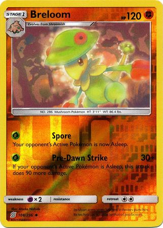 Breloom (Pokemon Sun & Moon: Unified Minds) (Reverse Foil)