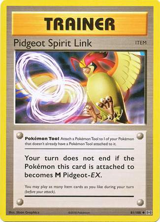 Pidgeot Spirit Link (Pokemon XY Evolutions)