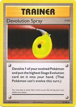 Devolution Spray (Pokemon XY Evolutions)