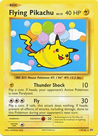 Flying Pikachu (Pokemon XY Evolutions)