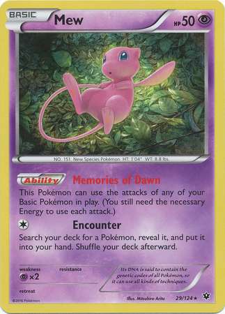 Mew (Pokemon XY Fates Collide)