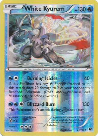 White Kyurem (Pokemon XY Fates Collide)