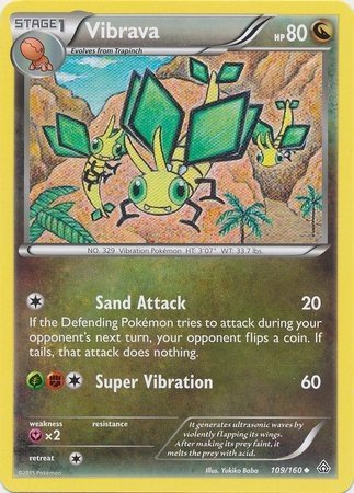 Vibrava (Pokemon XY Primal Clash Singles)