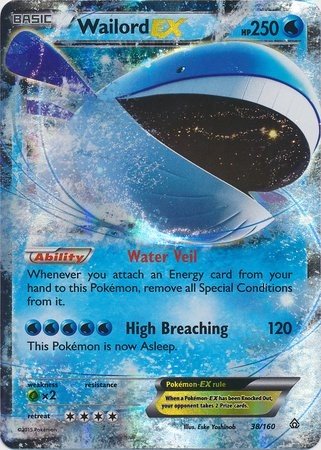 Wailord-EX (Pokemon XY Primal Clash Singles)