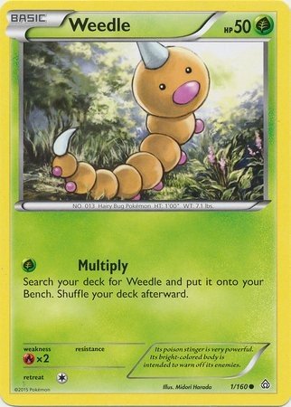 Weedle (Pokemon XY Primal Clash Singles)