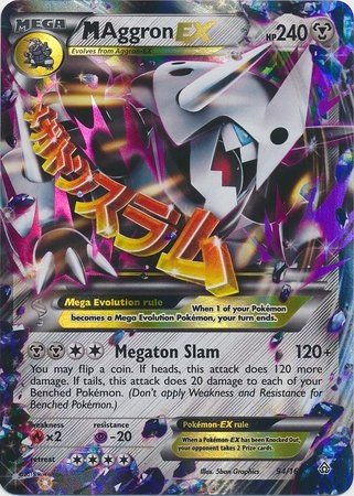 M Aggron-EX (Pokemon XY Primal Clash Singles)