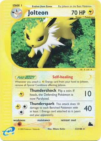 Jolteon (Skyridge Singles)
