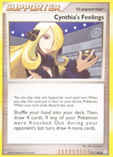 Cynthia's Feelings  (Diamond and Pearl Legends Awaken Singles)